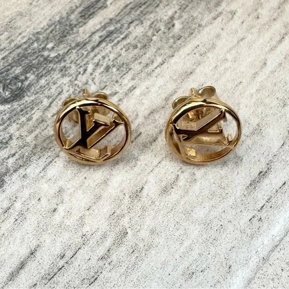 Louis Vuitton Crazy In Lock LV Circle Earrings - Picture 3 of 8